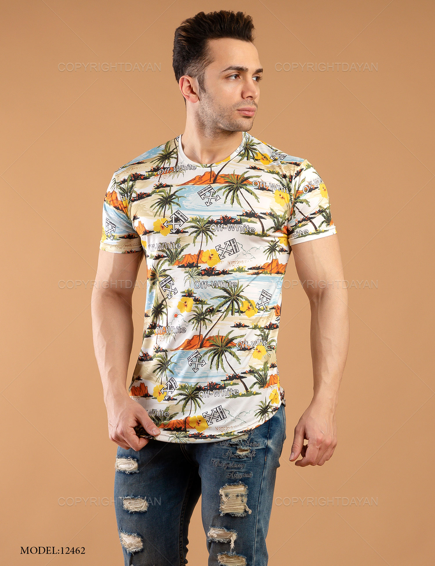 تیشرت مردانه Off – White مدل 12462
