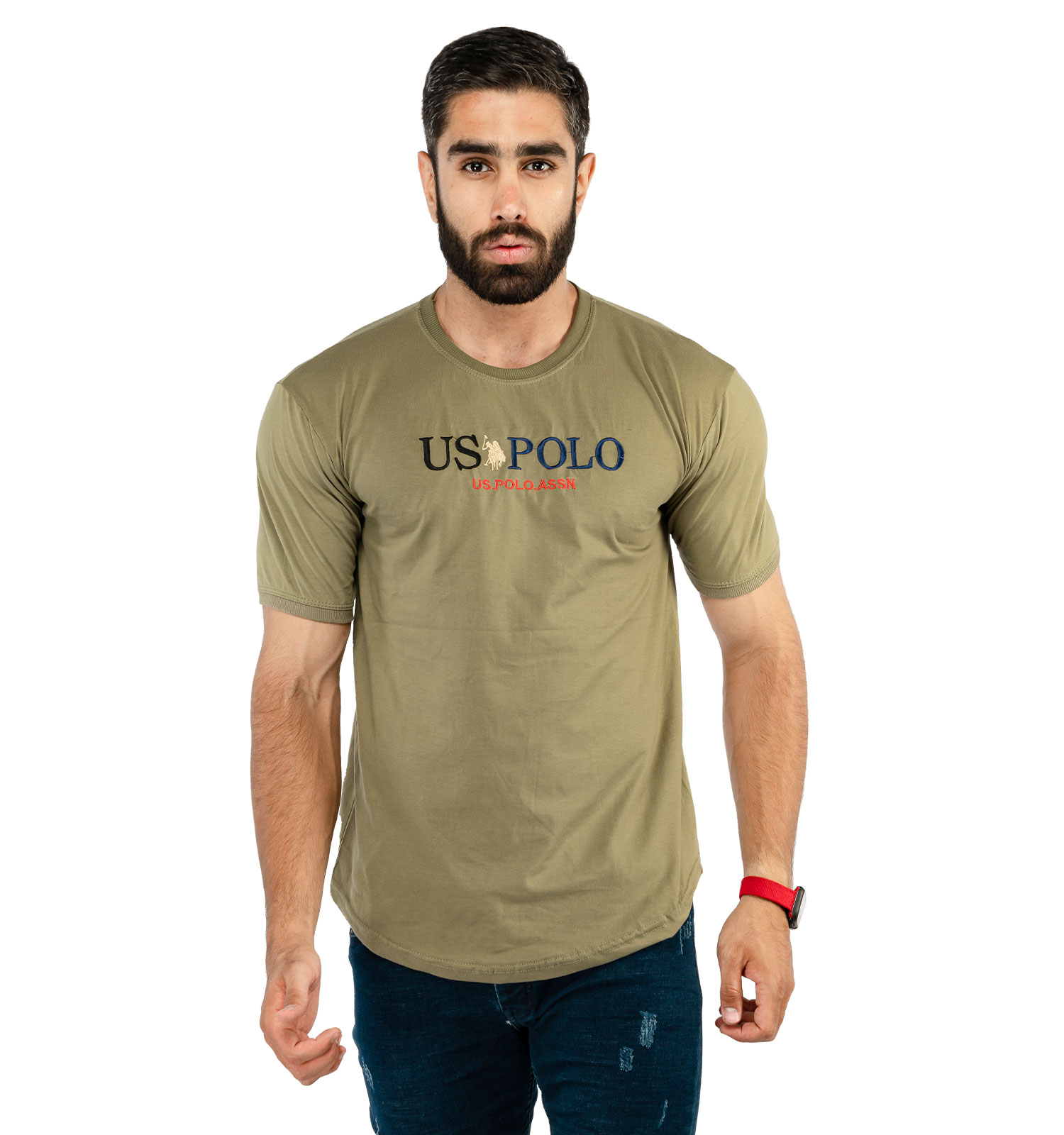 تیشرت مردانه یقه گرد Polo مدل 38375