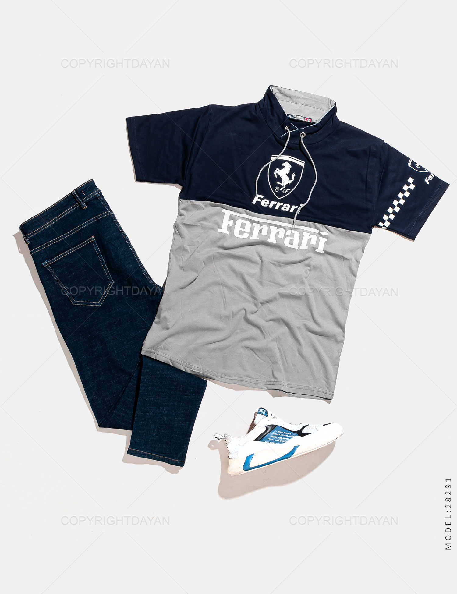 تیشرت مردانه Ferrari مدل 28291