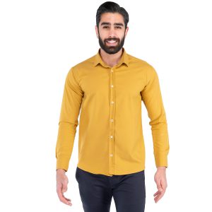 پیراهن اسپرت کتان مردانه آستین بلند Polo مدل 41762