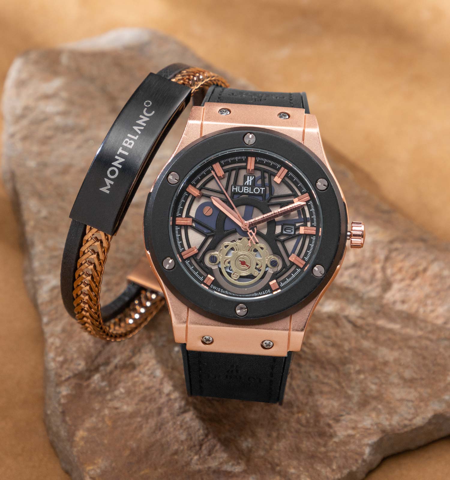 ساعت مچی عقربه ای مردانه Hublot مدل 39438