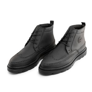 نیم بوت مردانه مشکی Timberland اسپرت بند دار مدل 45548