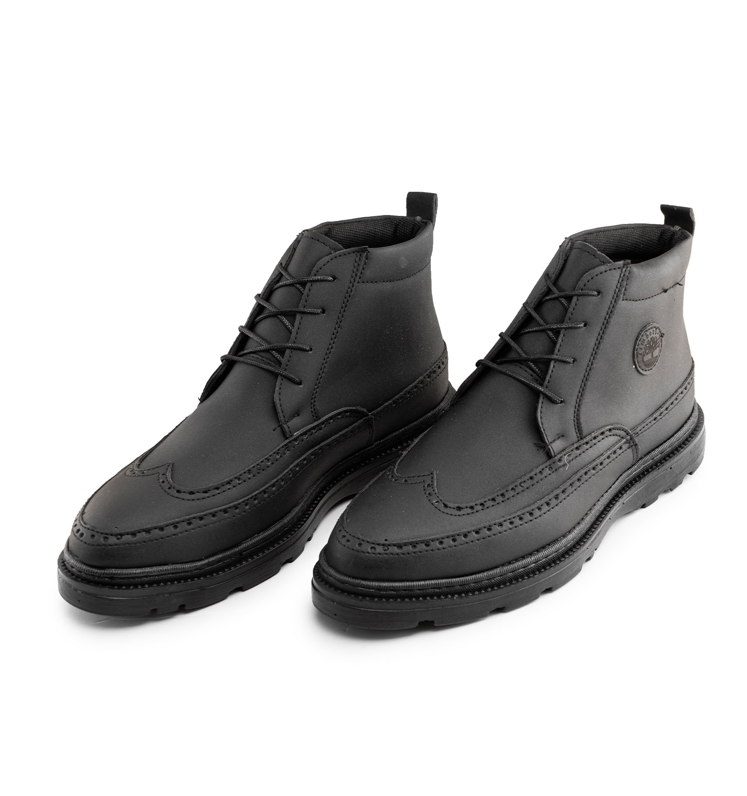 نیم بوت مردانه مشکی Timberland اسپرت بند دار مدل 45548