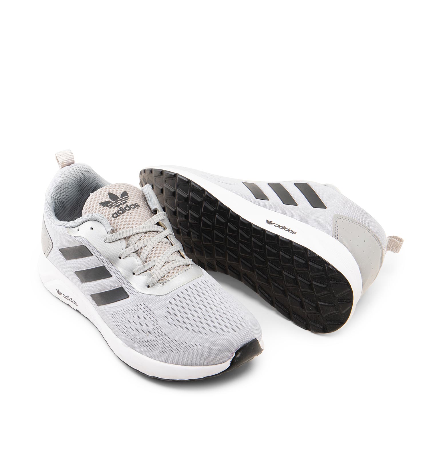کفش اسپرت Adidas مردانه طوسی بندی مدل 44320