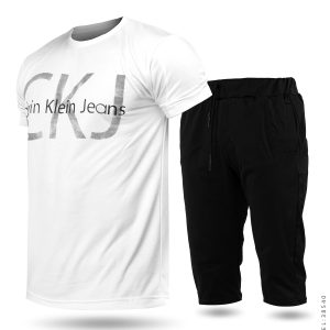 ست تیشرت شلوارک مردانه Calvin Klein مدل 38540