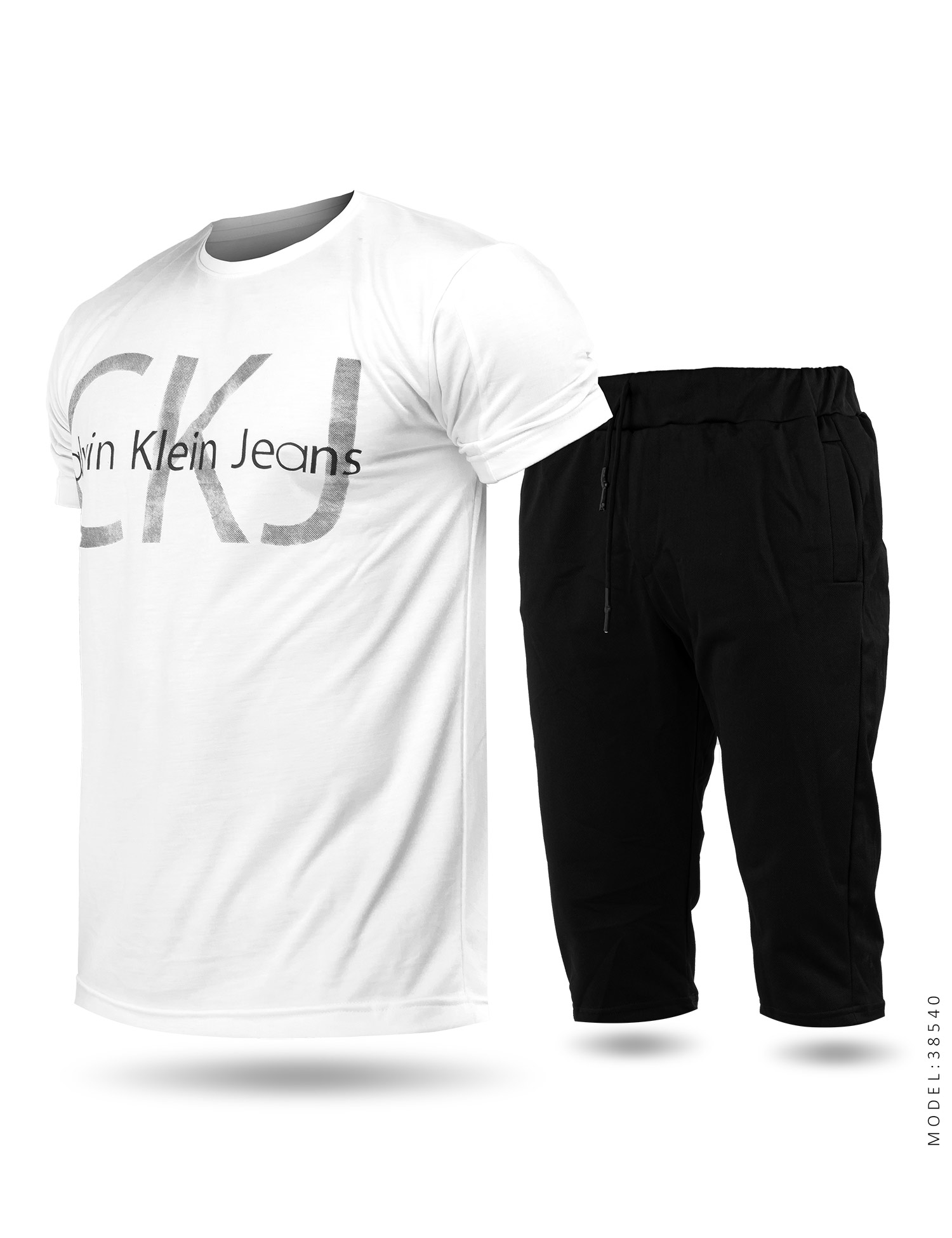 ست تیشرت شلوارک مردانه Calvin Klein مدل 38540