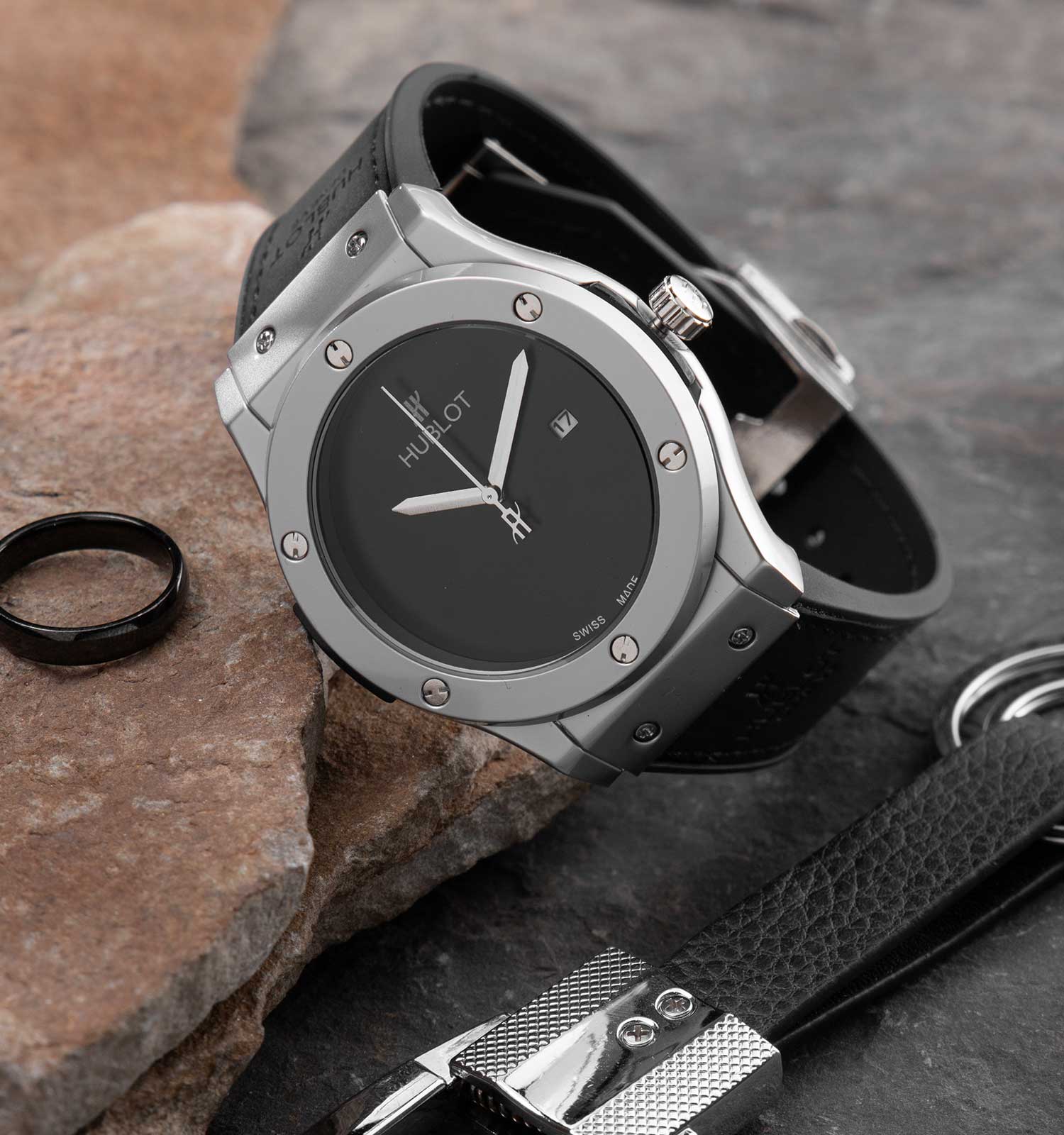 ساعت مچی عقربه ای مردانه Hublot مدل 42063