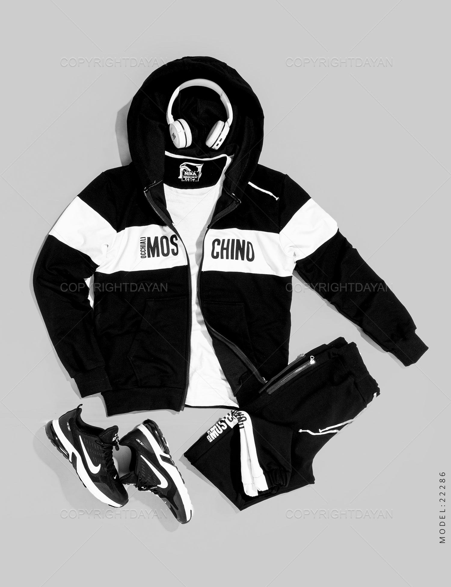 ست سویشرت شلوار مردانه Moschino مدل 22286