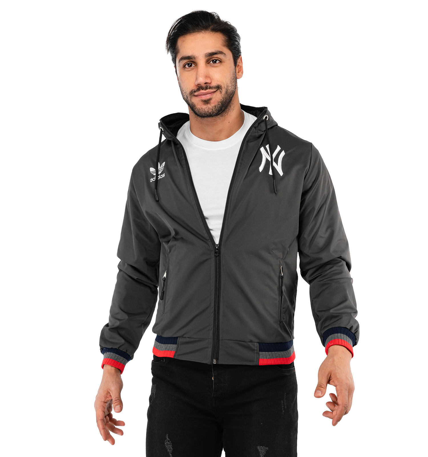 سویشرت کلاهدار مردانه New York مدل 36208