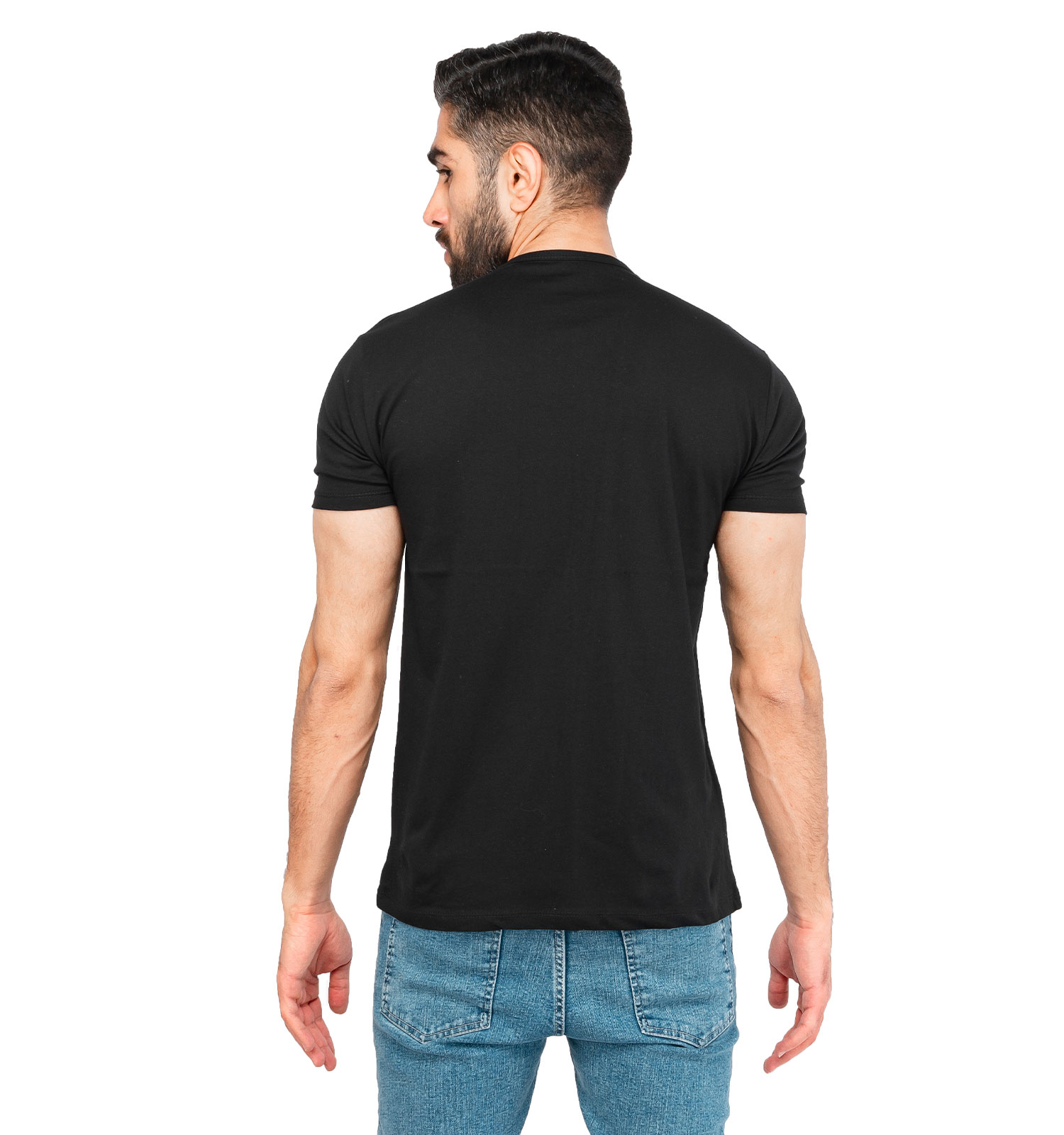 تیشرت Karl Kani یقه گرد مردانه مشکی ساده مدل 44610