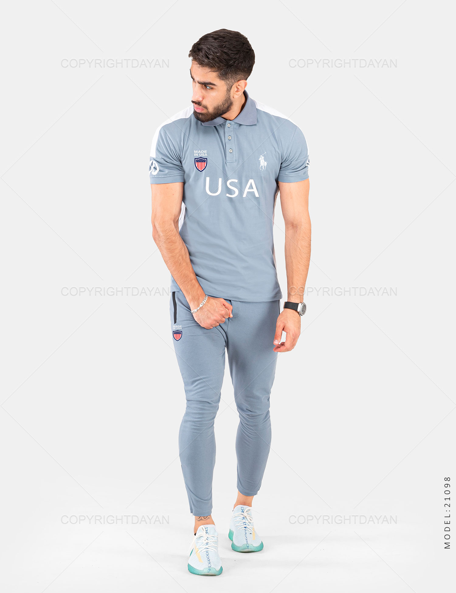 ست پولوشرت شلوار مردانه Denver مدل 21098