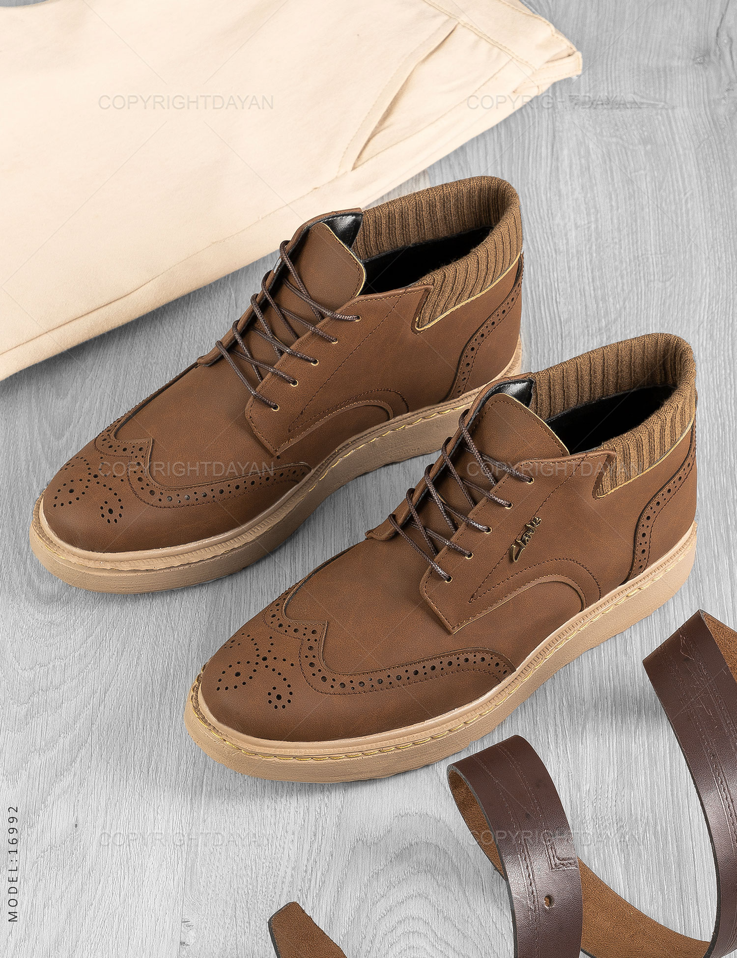 نیم بوت مردانه Clarks مدل 16992