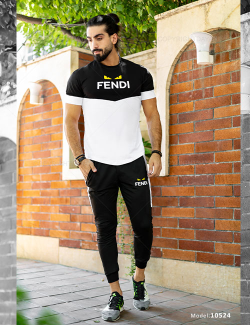ست تیشرت شلوار مردانه Fendi مدل 10524