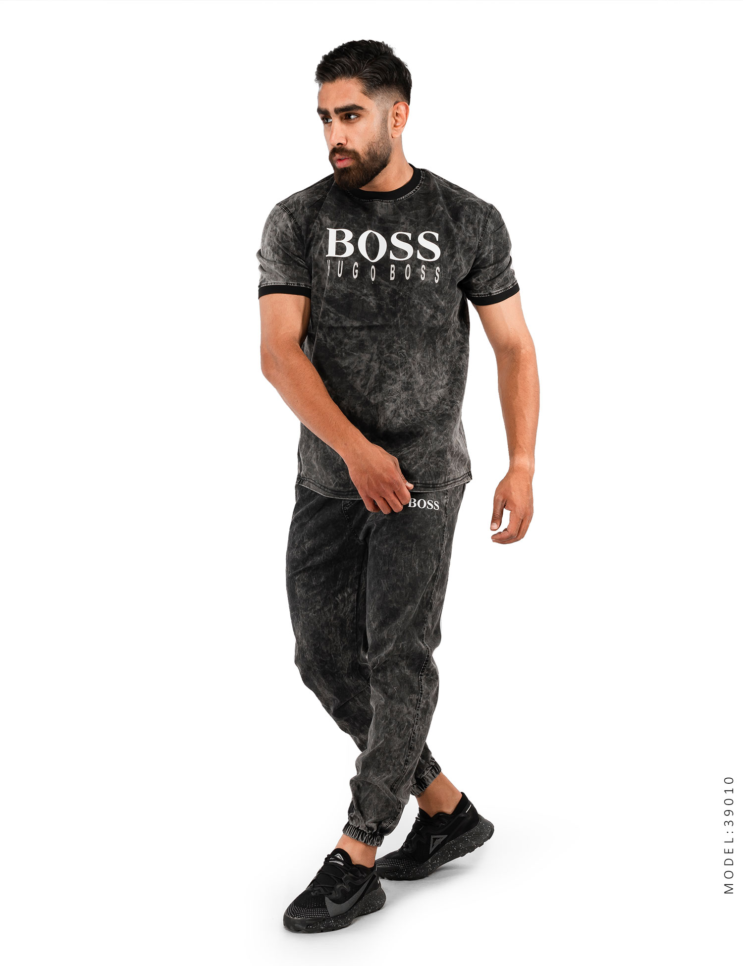 ست تیشرت شلوار اسپرت لی Boss مدل 39010
