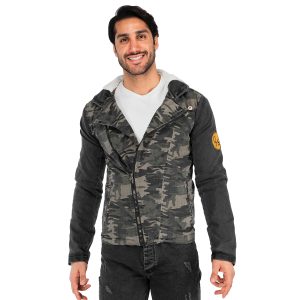 کاپشن کتان مردانه چریکی Stark مدل 40647