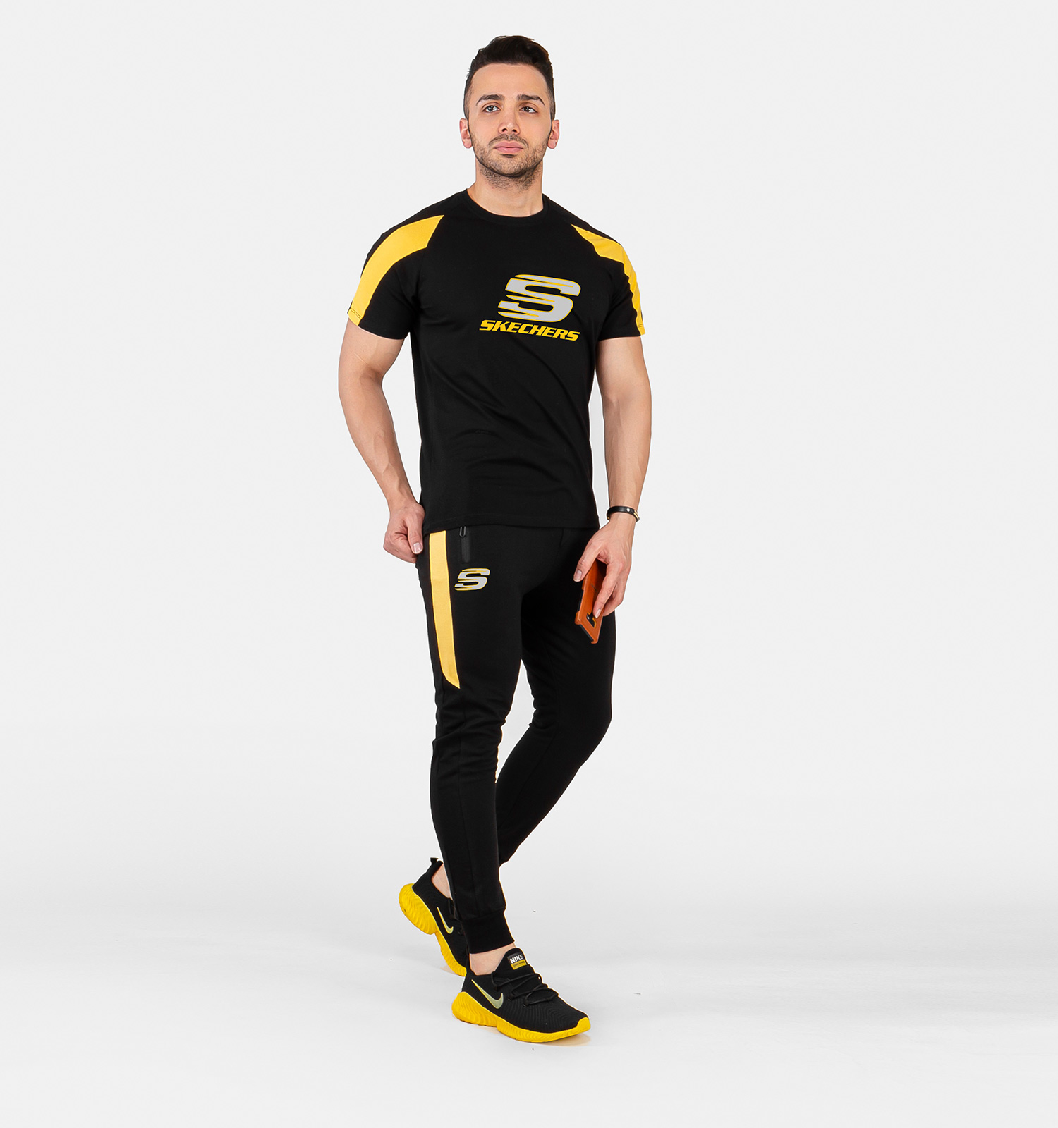 ست تیشرت شلوار مردانه Skechers مدل 18668