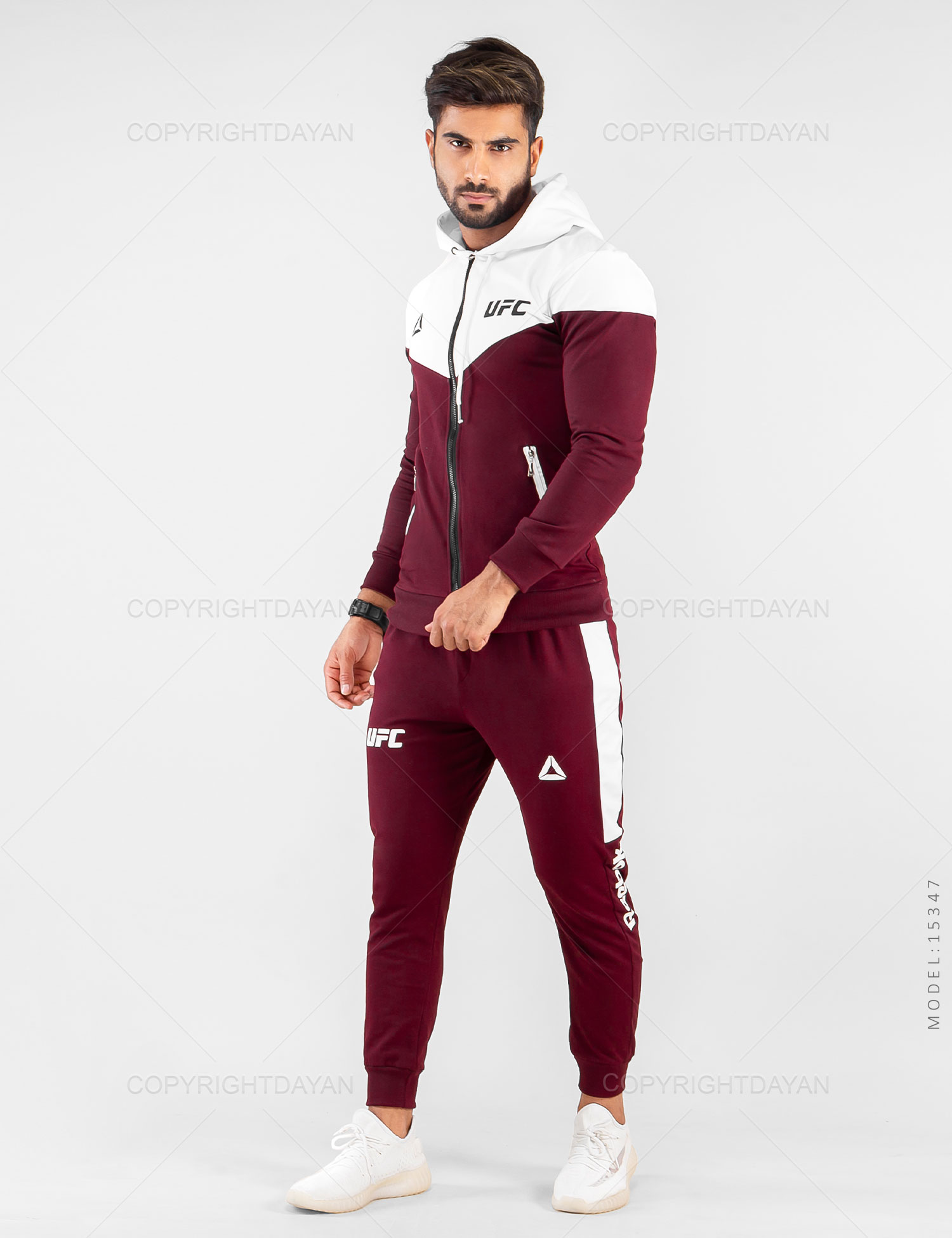 ست سویشرت شلوار مردانه UFC مدل 15347