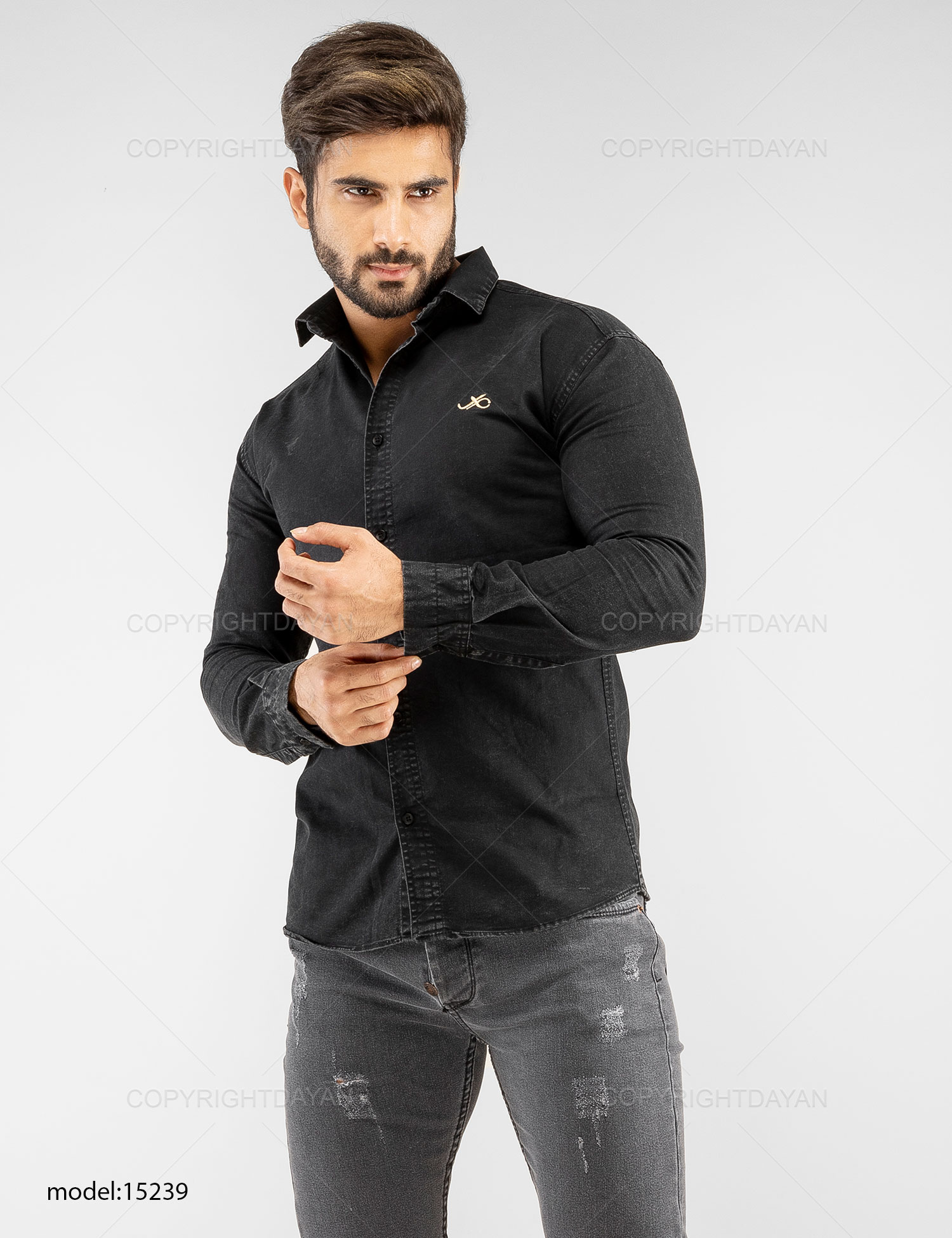 پیراهن مردانه Marlon مدل 15239