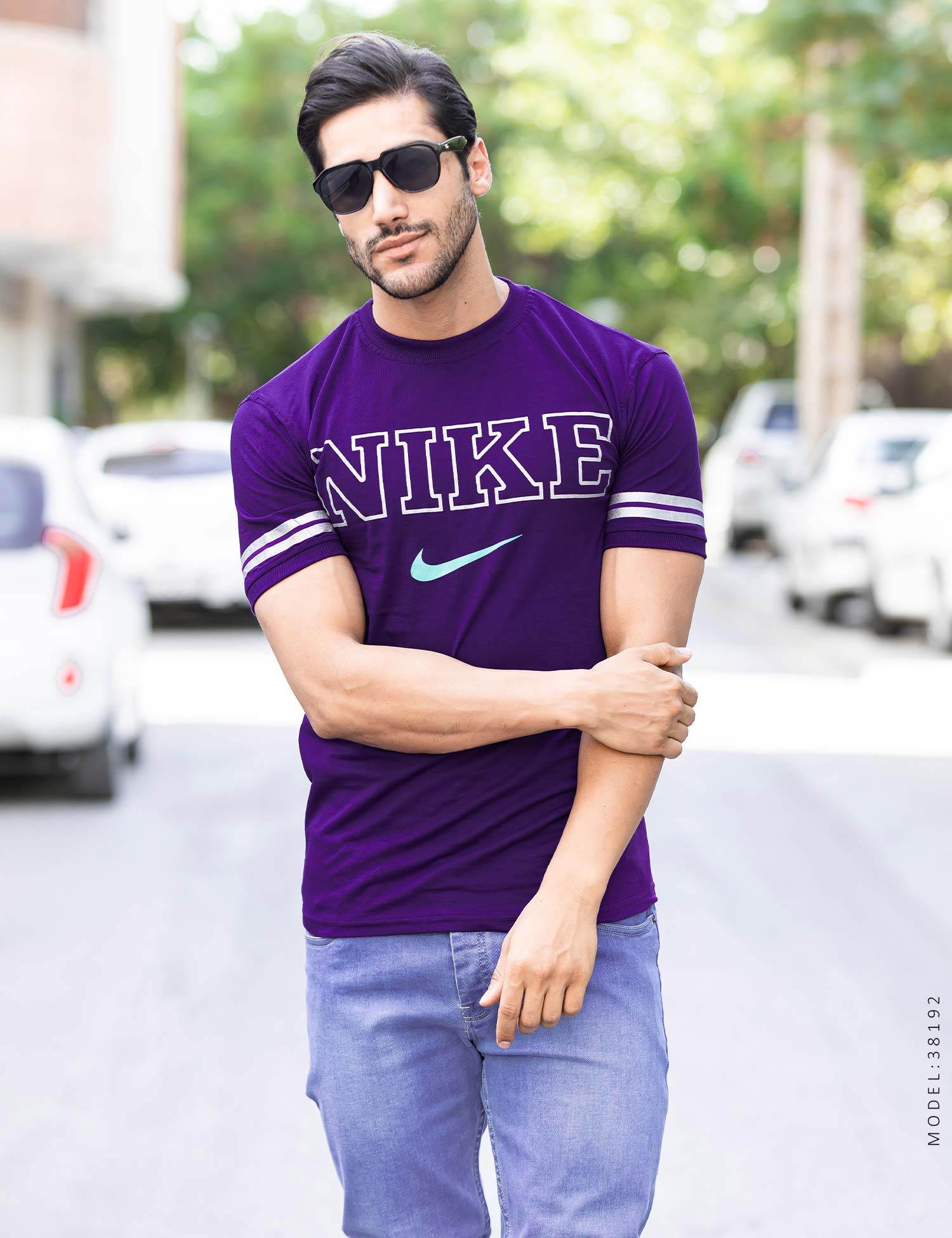 تیشرت مردانه یقه گرد Nike مدل 38192