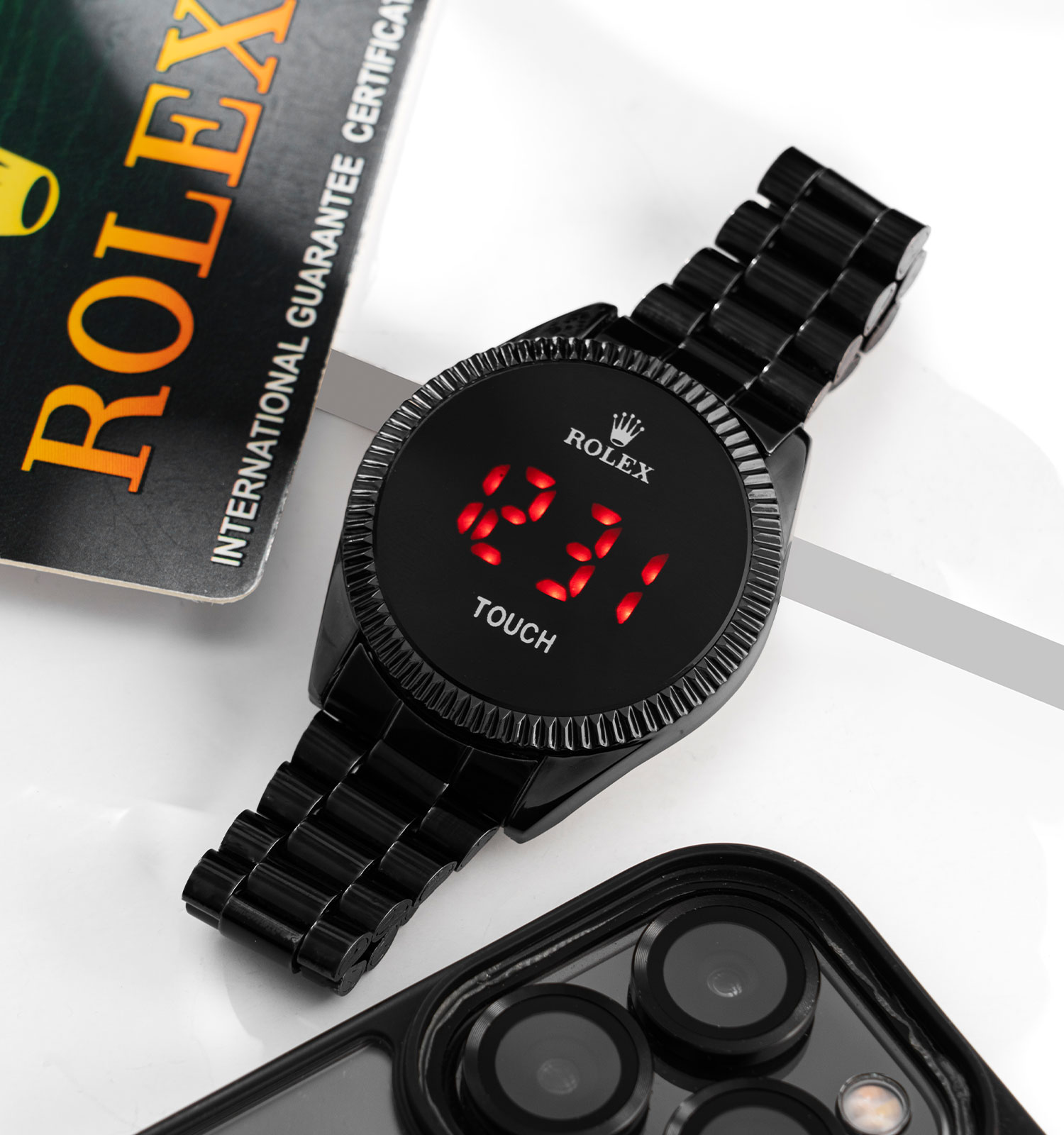 ساعت مچی مردانه دیجیتال Rolex مدل 37568