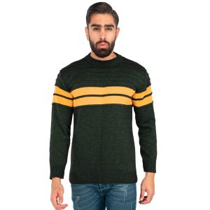 بافت مردانه یقه گرد فری سایز طرحدار Stark مدل 40350