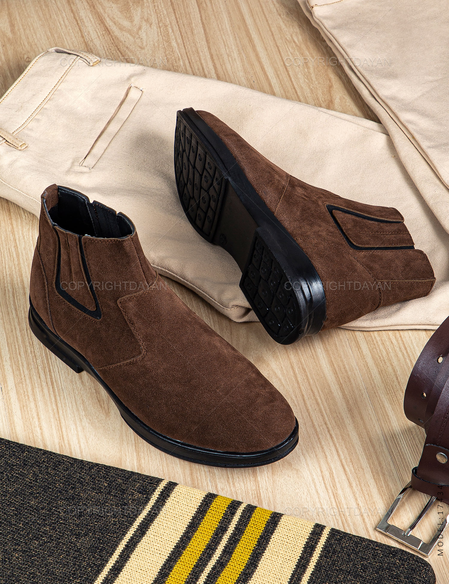 نیم بوت مردانه Enzo مدل 17434