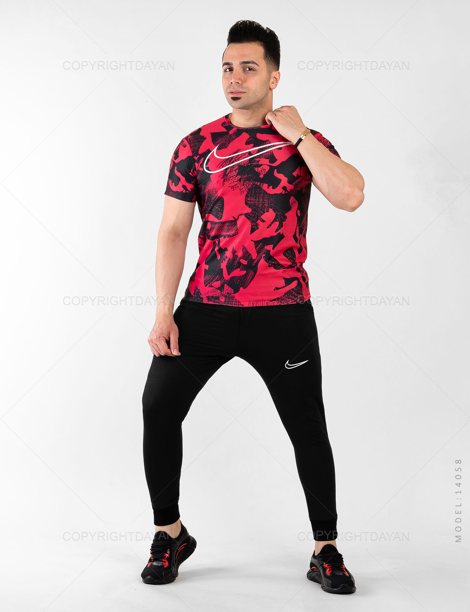 ست تیشرت شلوار مردانه Nike مدل 14058