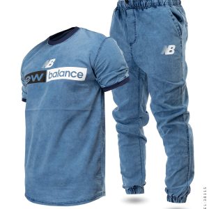 ست تیشرت شلوار اسپرت لی New Balance مدل 38115