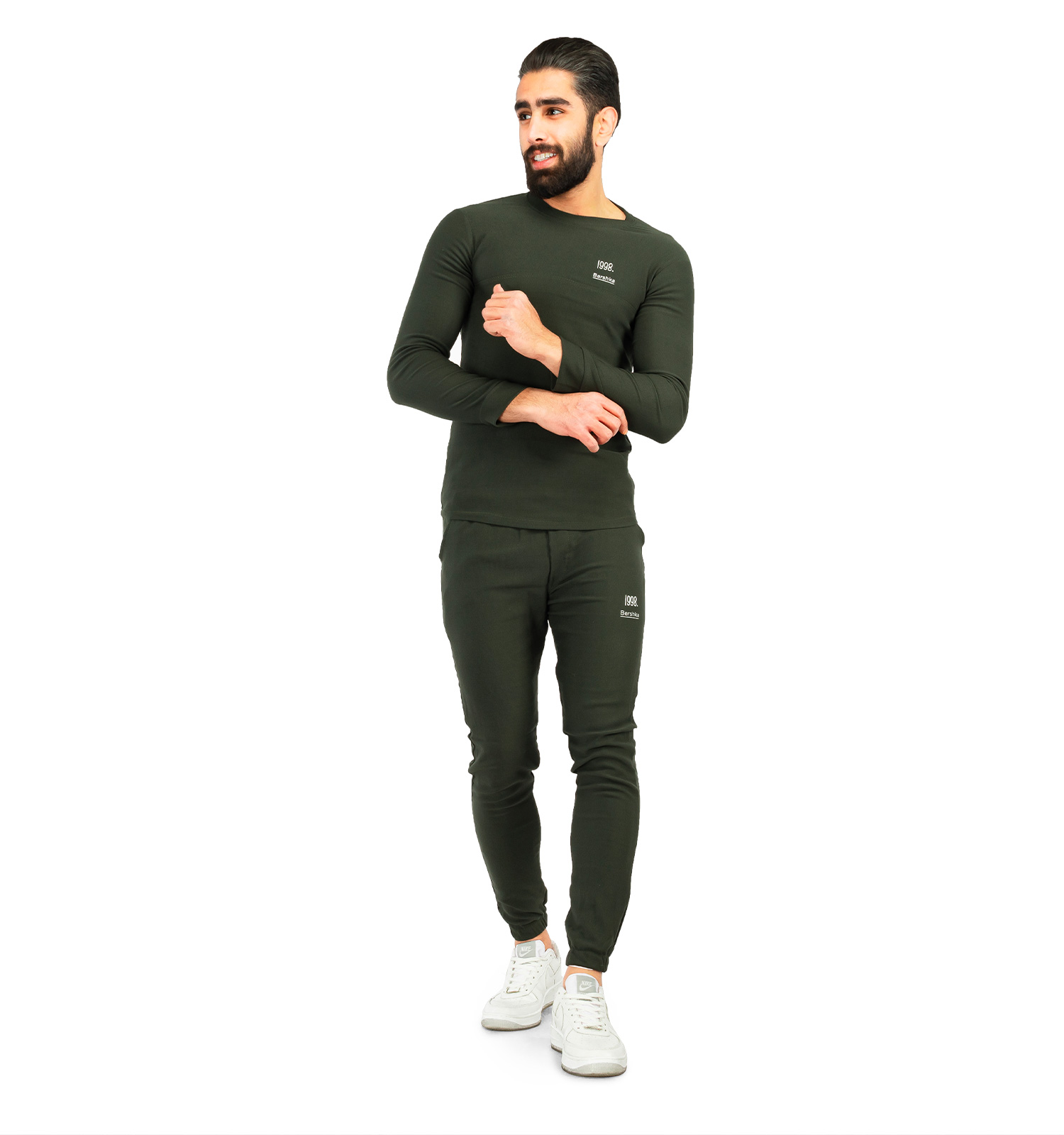 ست بلوز شلوار مردانه آستین بلند ساده یقه گرد مدل 41730