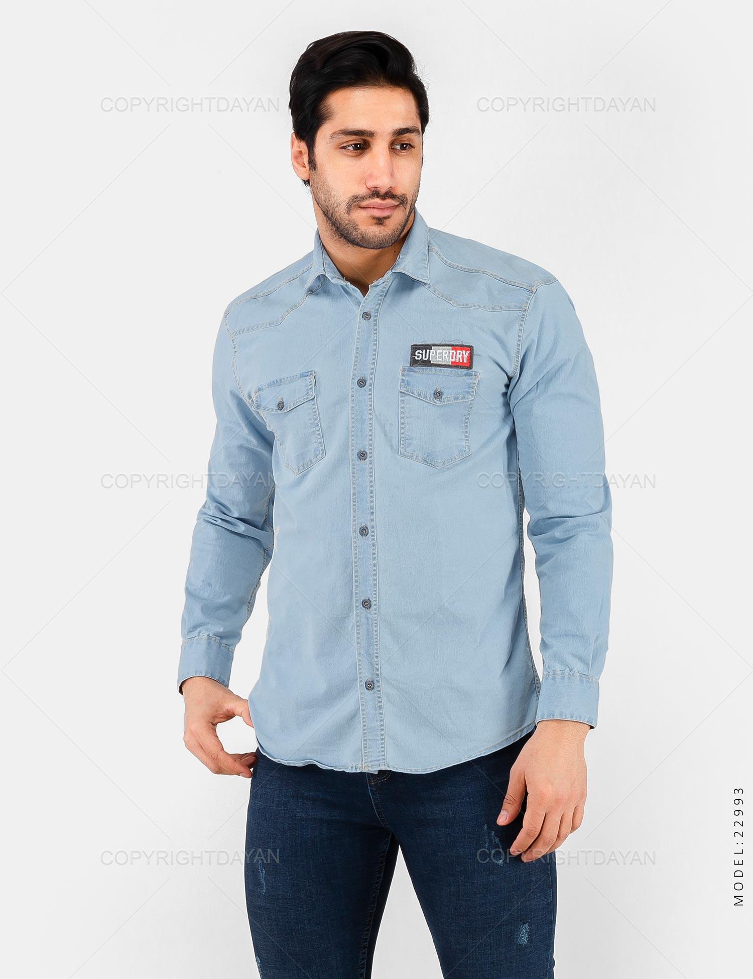 پیراهن مردانه Superdry مدل 22993