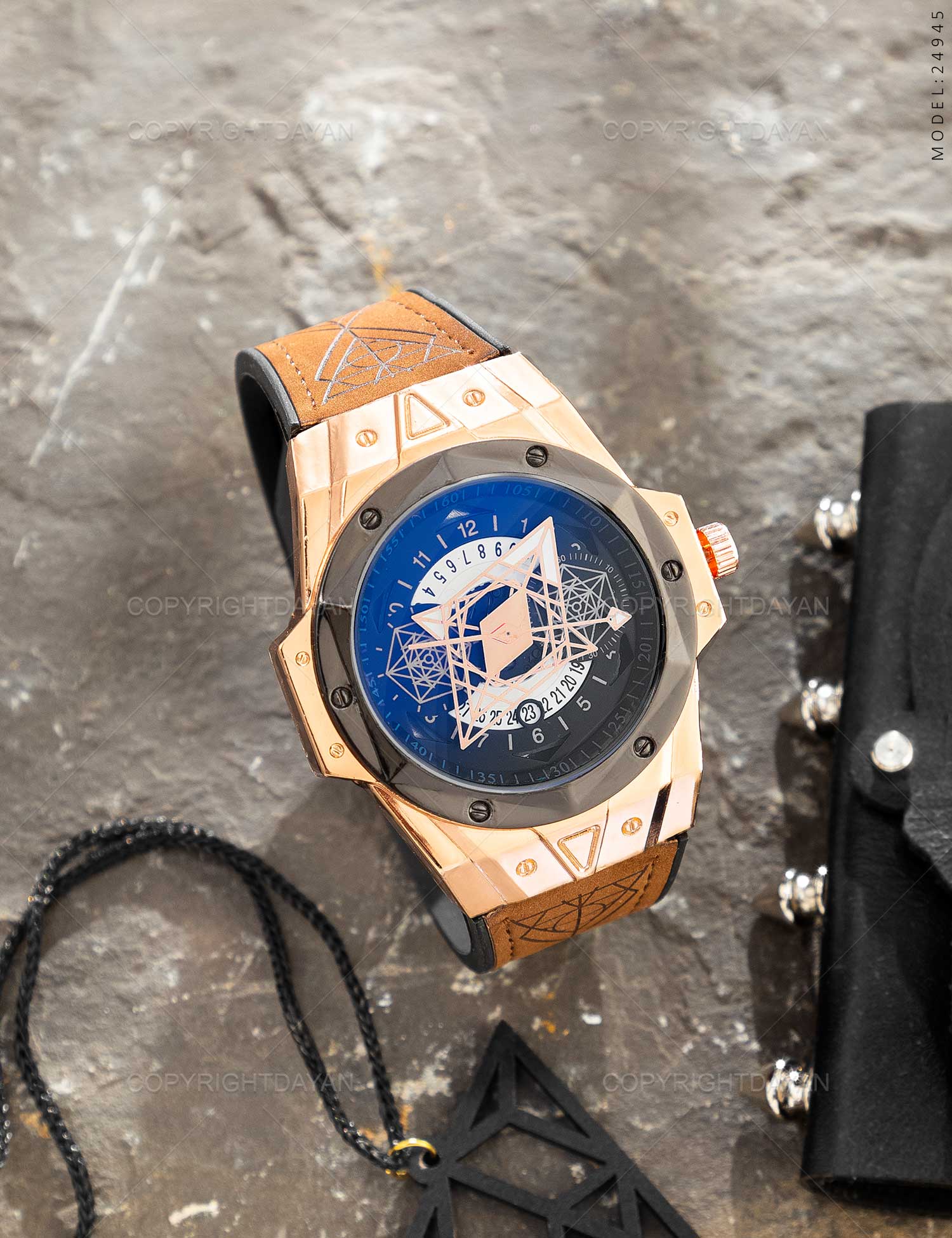ساعت مچی عقربه ای مردانه Hublot مدل 24945