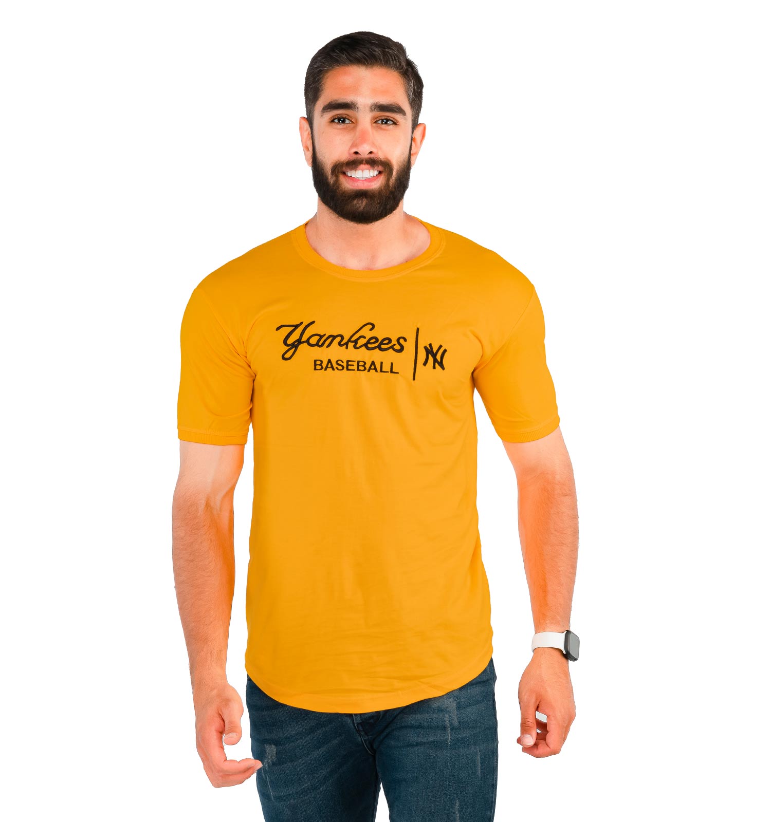 تیشرت مردانه یقه گرد New York مدل 38323