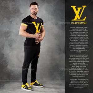 ست تیشرت شلوار مردانه Louis Vuitton مدل Ogal