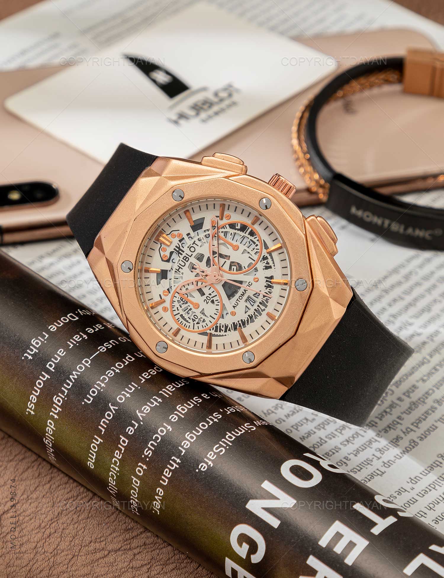 ساعت مچی مردانه Hublot مدل 19874
