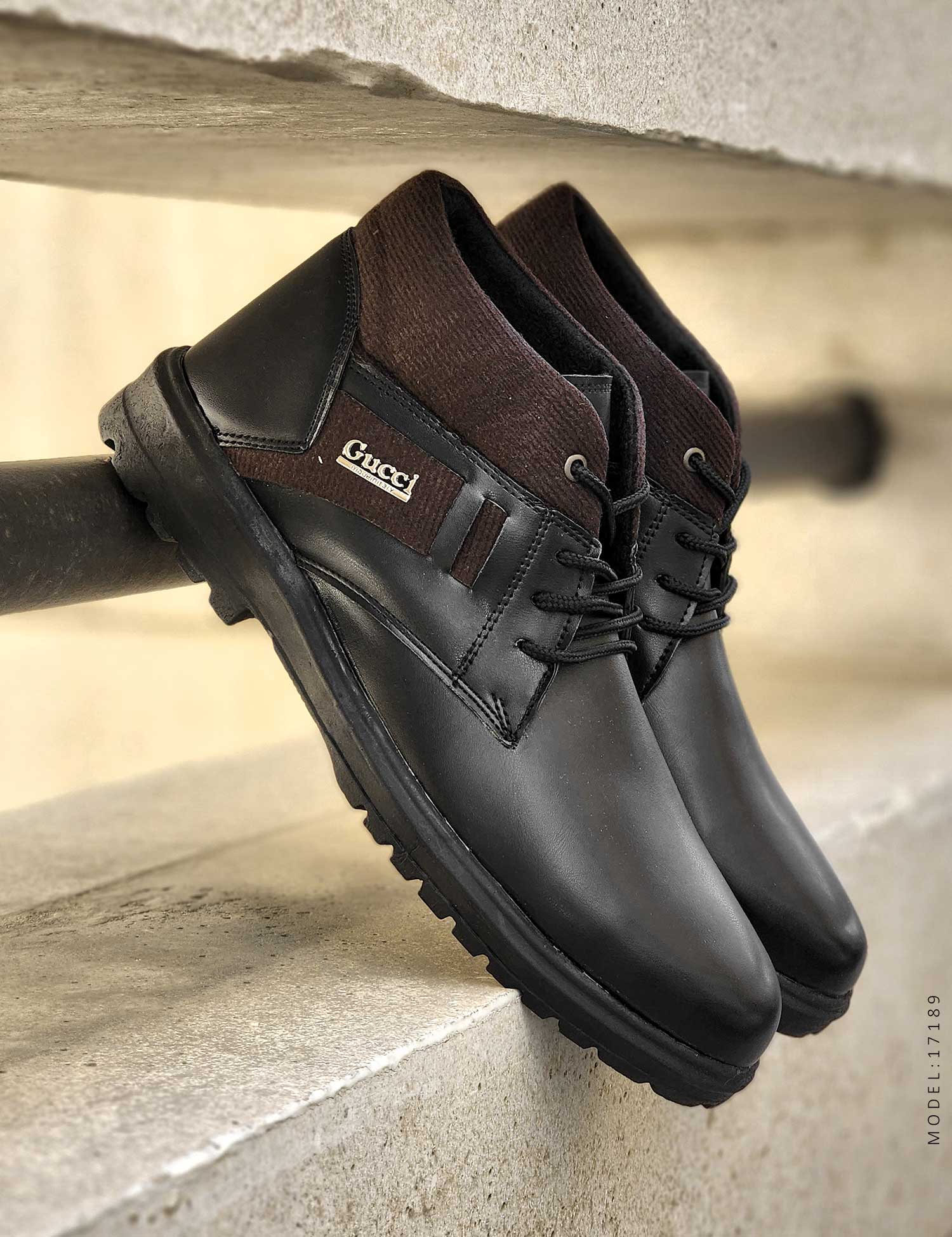 نیم بوت مردانه Gucci مدل 17189