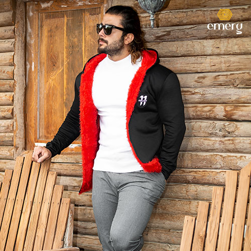 شنل خزدار مردانه Emery مدل T 1629