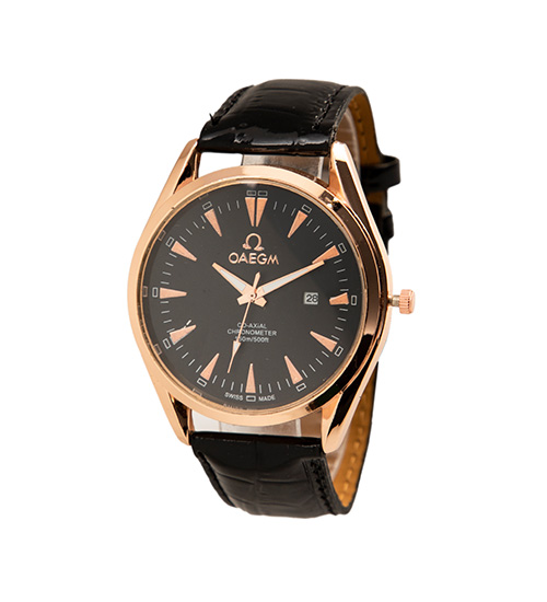 ساعت مچی چرم مردانه Omega مدل 41909