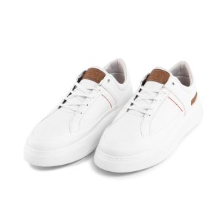 کفش روزمره مردانه Gucci چرم مصنوعی سفید مدل 43561