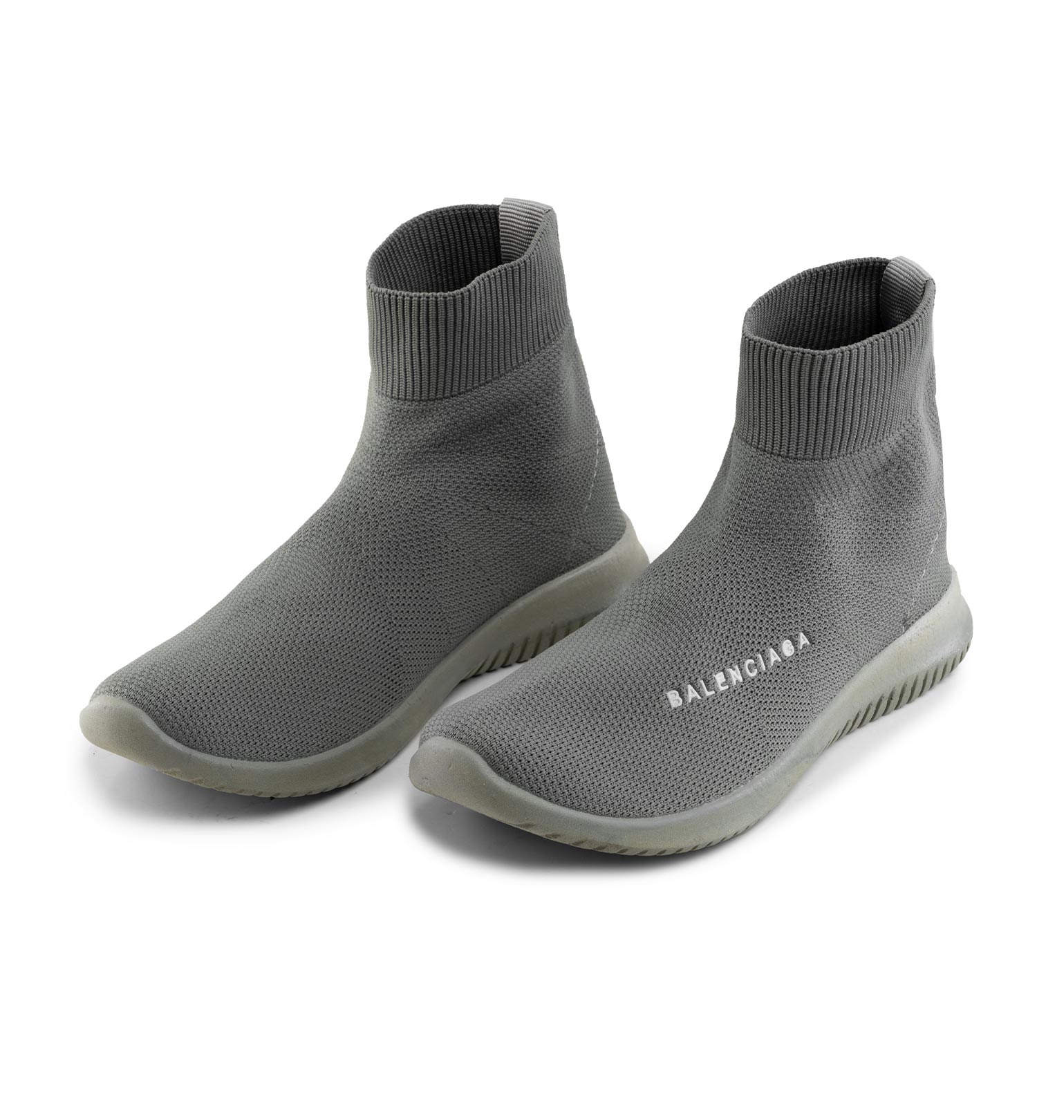 کفش ساقدار مردانه طوسی Balenciaga جورابی مدل 41880