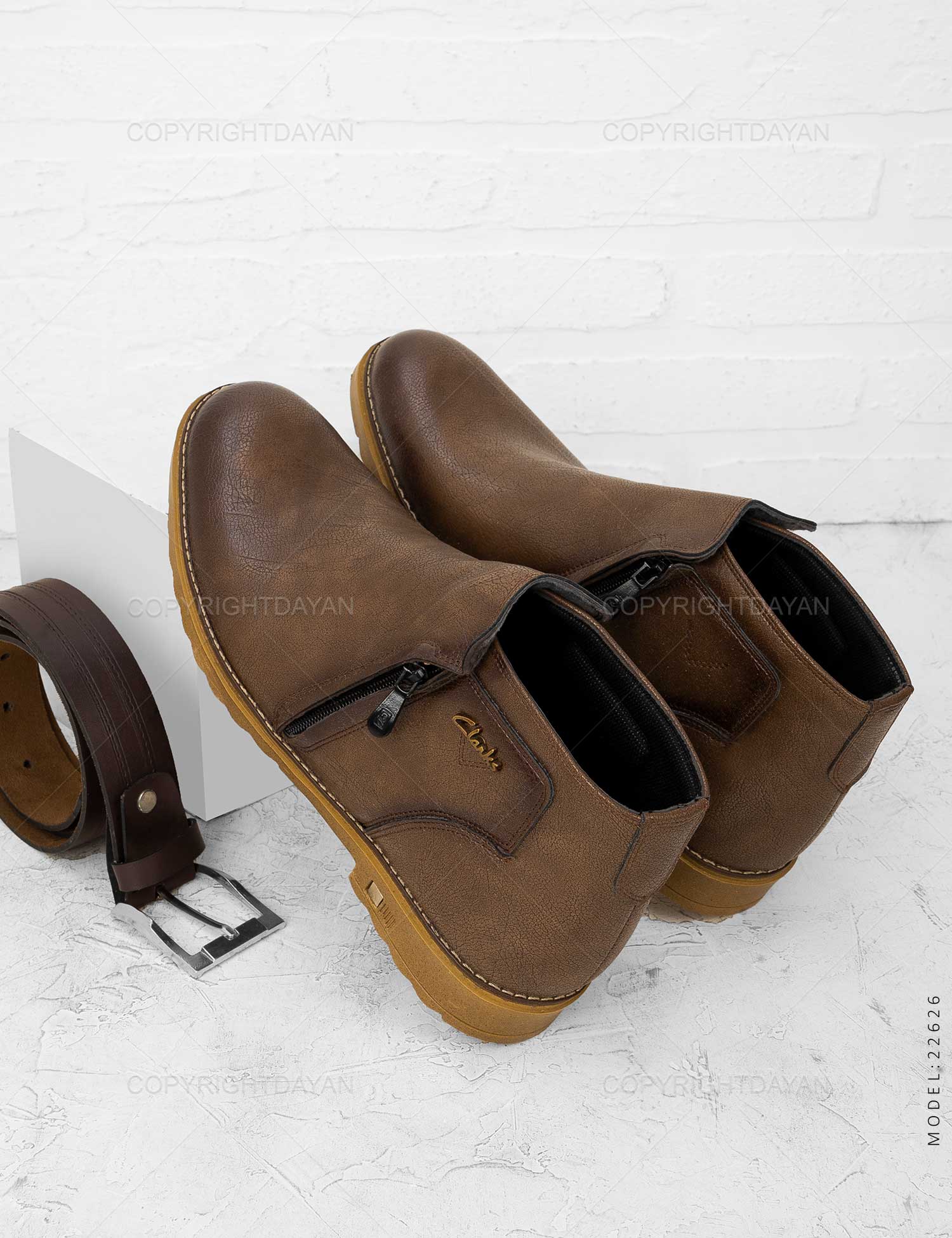 نیم بوت مردانه Clarks مدل 22626