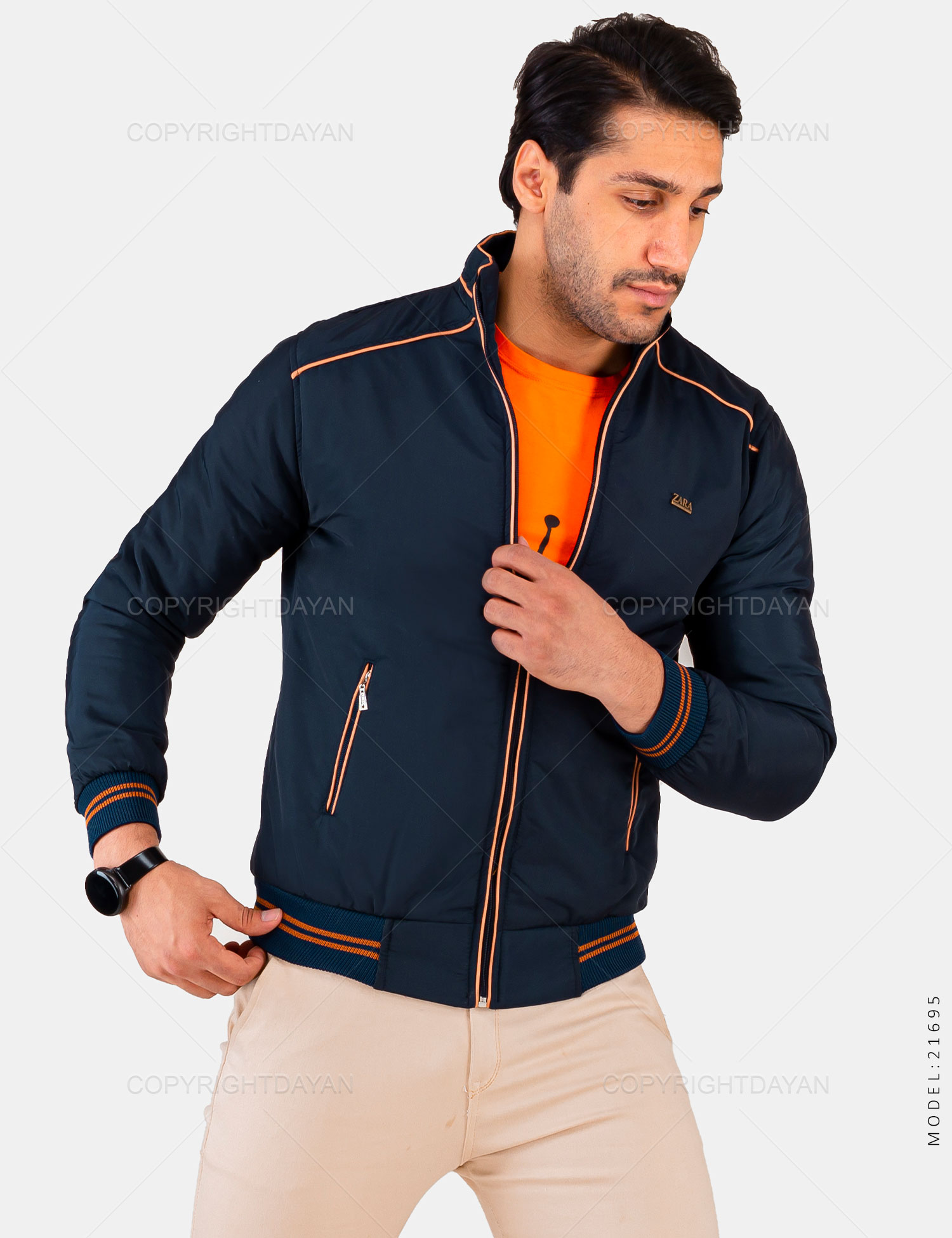 کاپشن مردانه Zara مدل 21695