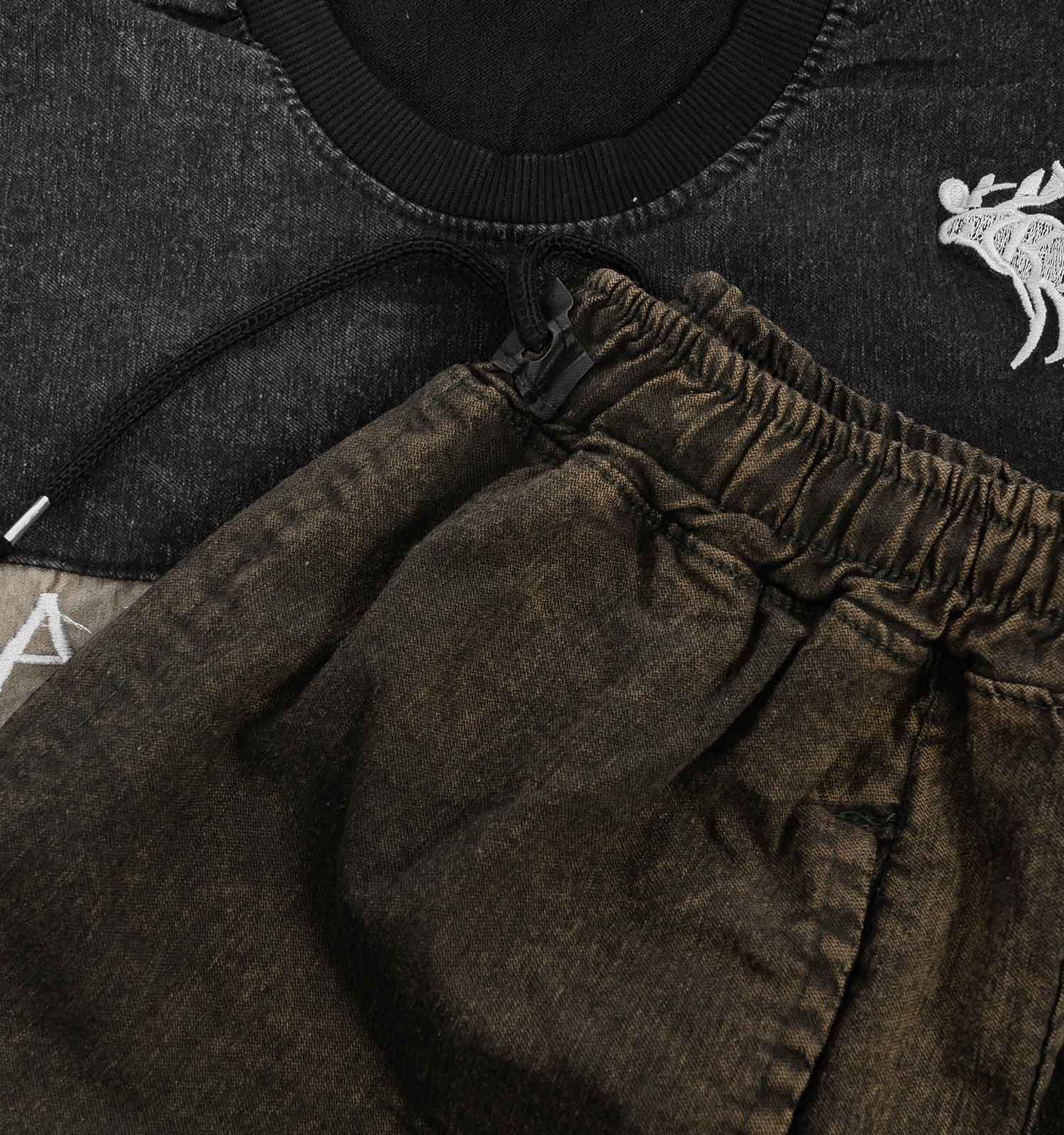 ست تیشرت شلوار اسپرت لی Abercrombie & Fitch مدل 39196
