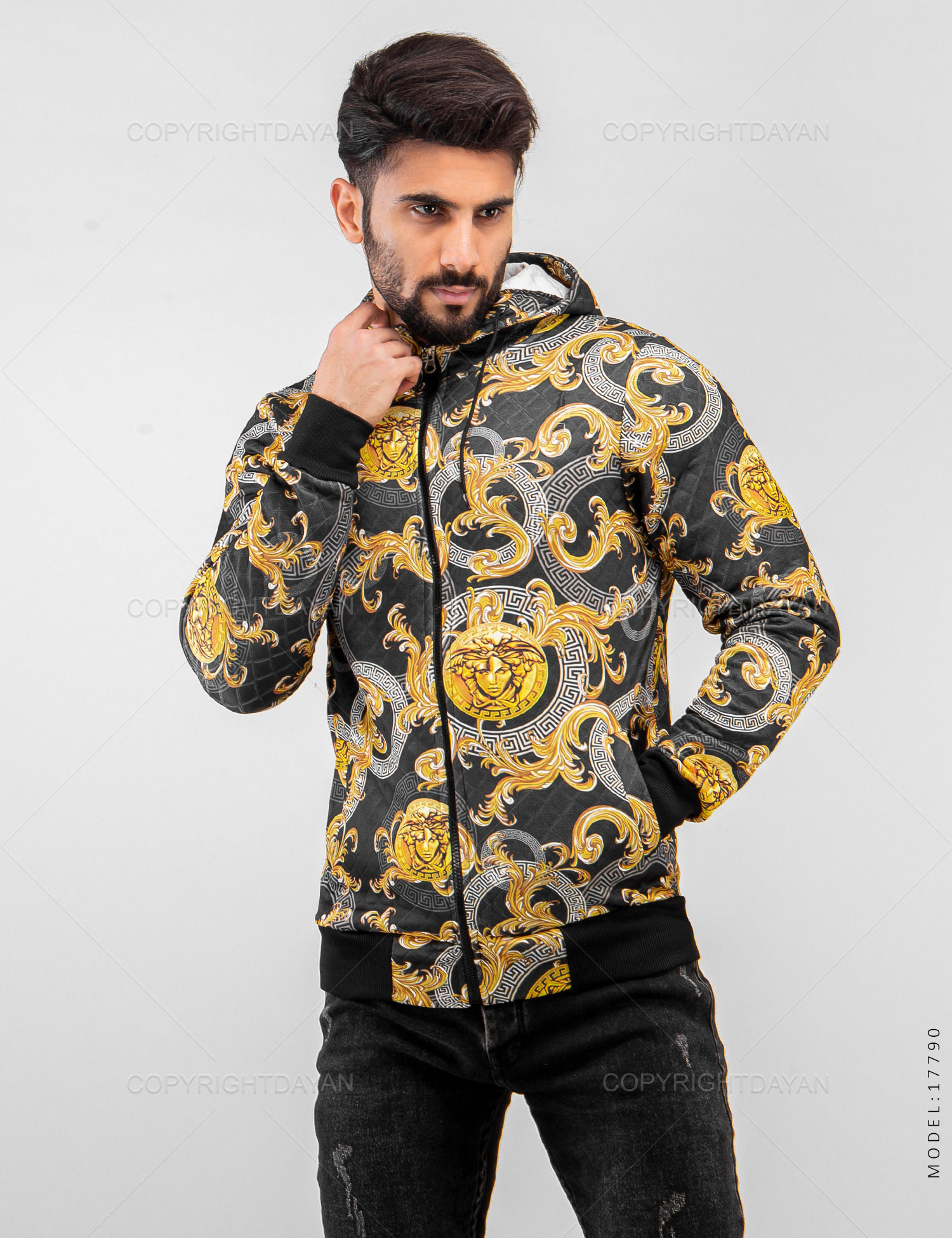 سویشرت مردانه Versace مدل 17790