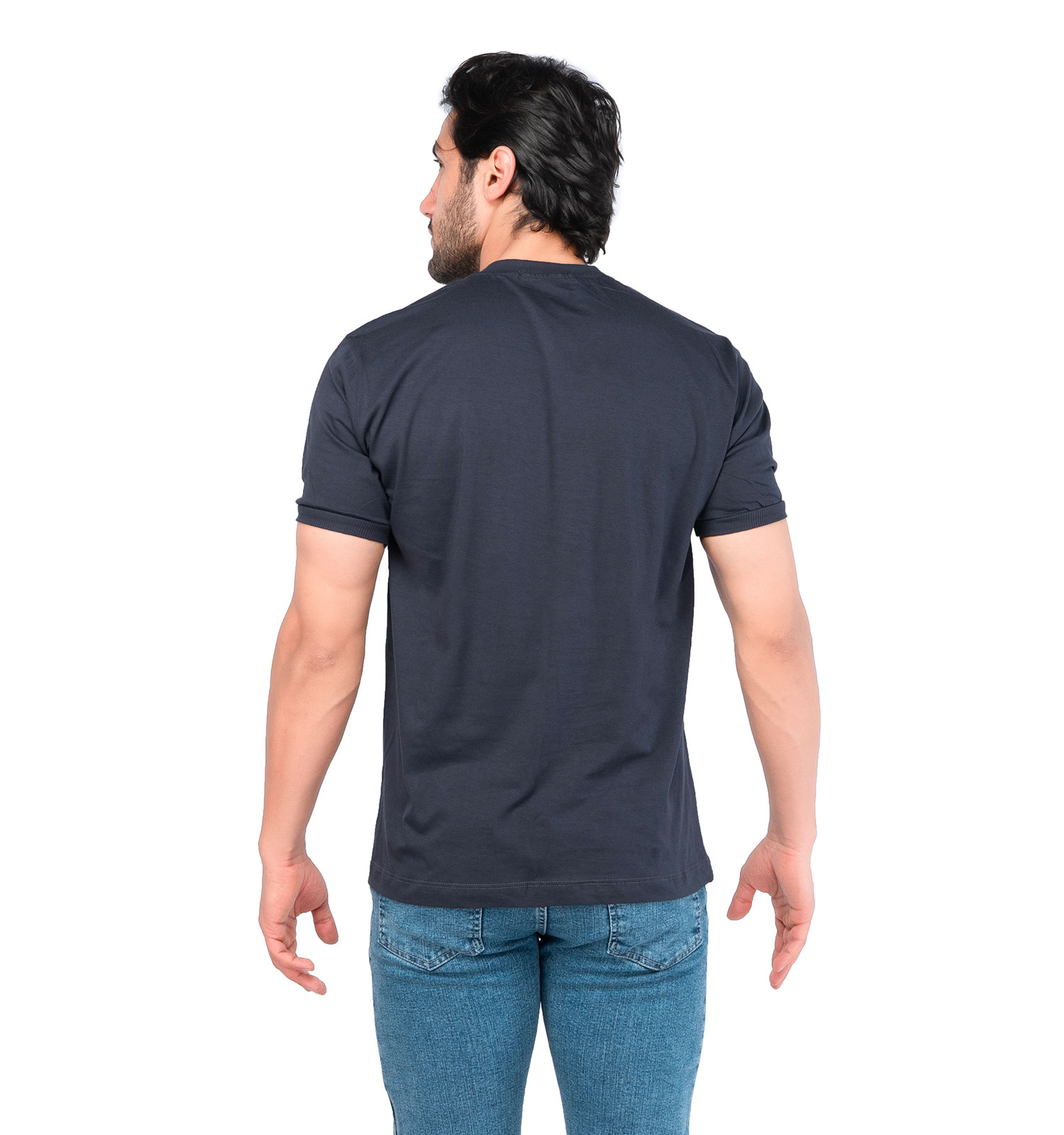 تیشرت Nike یقه گرد مردانه پنبه ساده مدل 44802