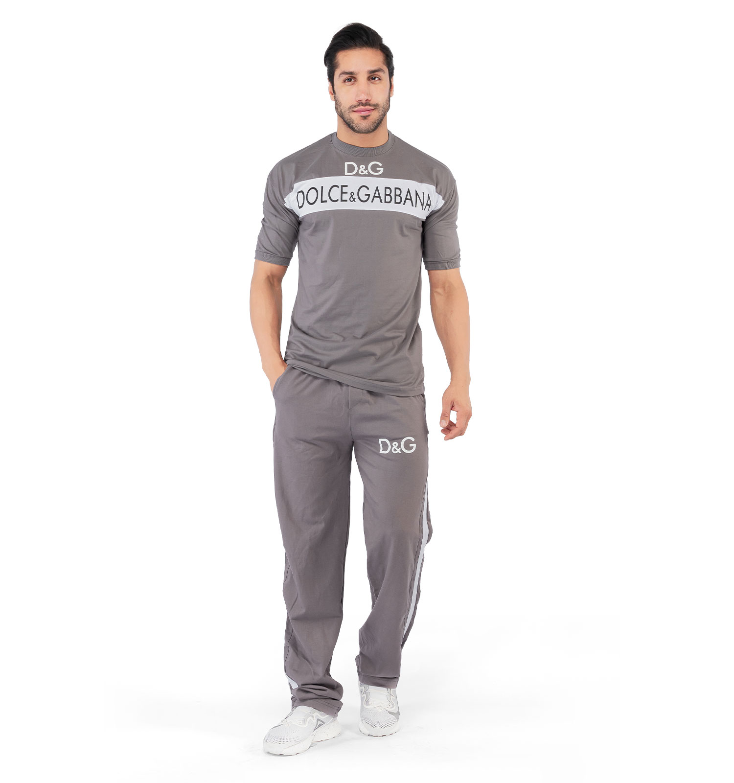 ست تیشرت شلوار مردانه D & G مدل 37217