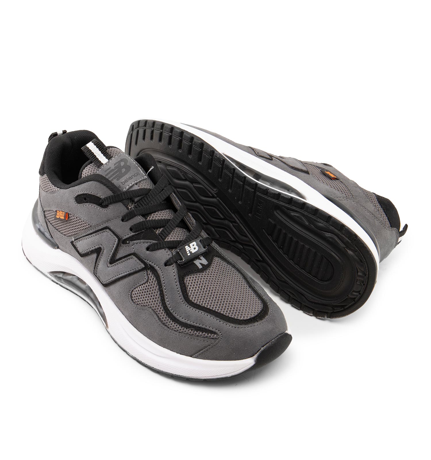 کفش اسپرت New Balance مردانه طوسی بندی مدل 44324