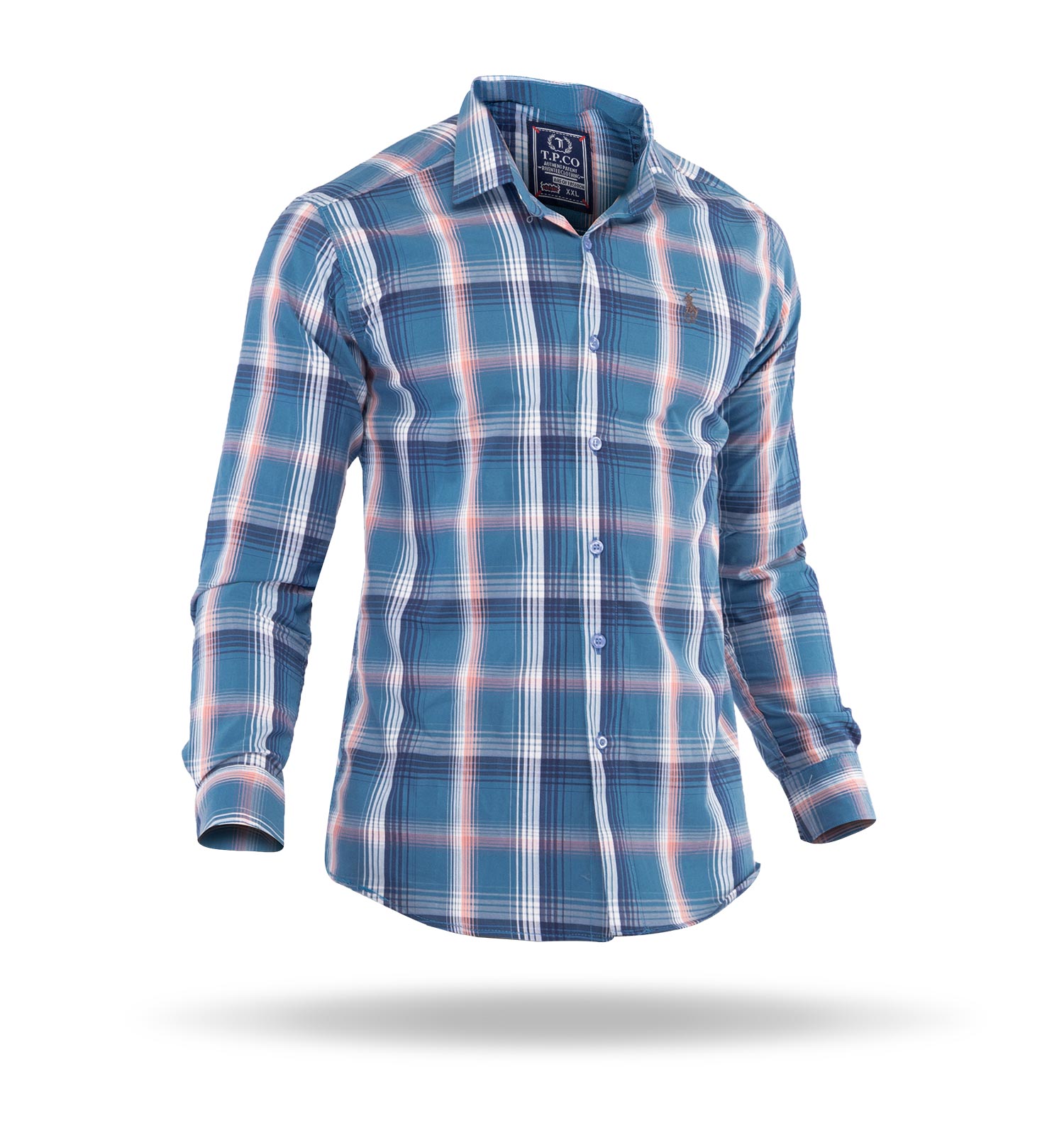 پیراهن چهارخانه مردانه Polo مدل 35259