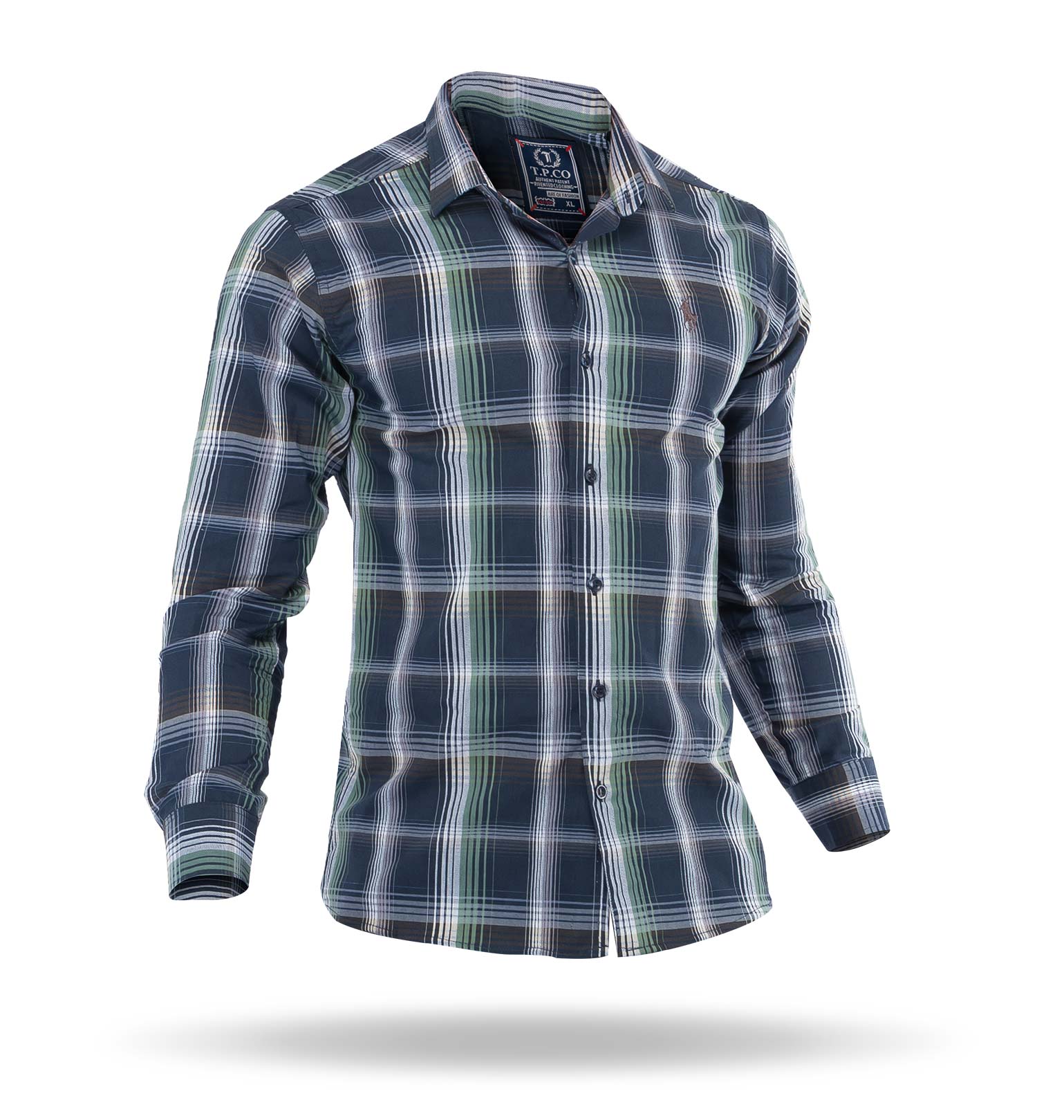 پیراهن چهارخانه مردانه Polo مدل 35257