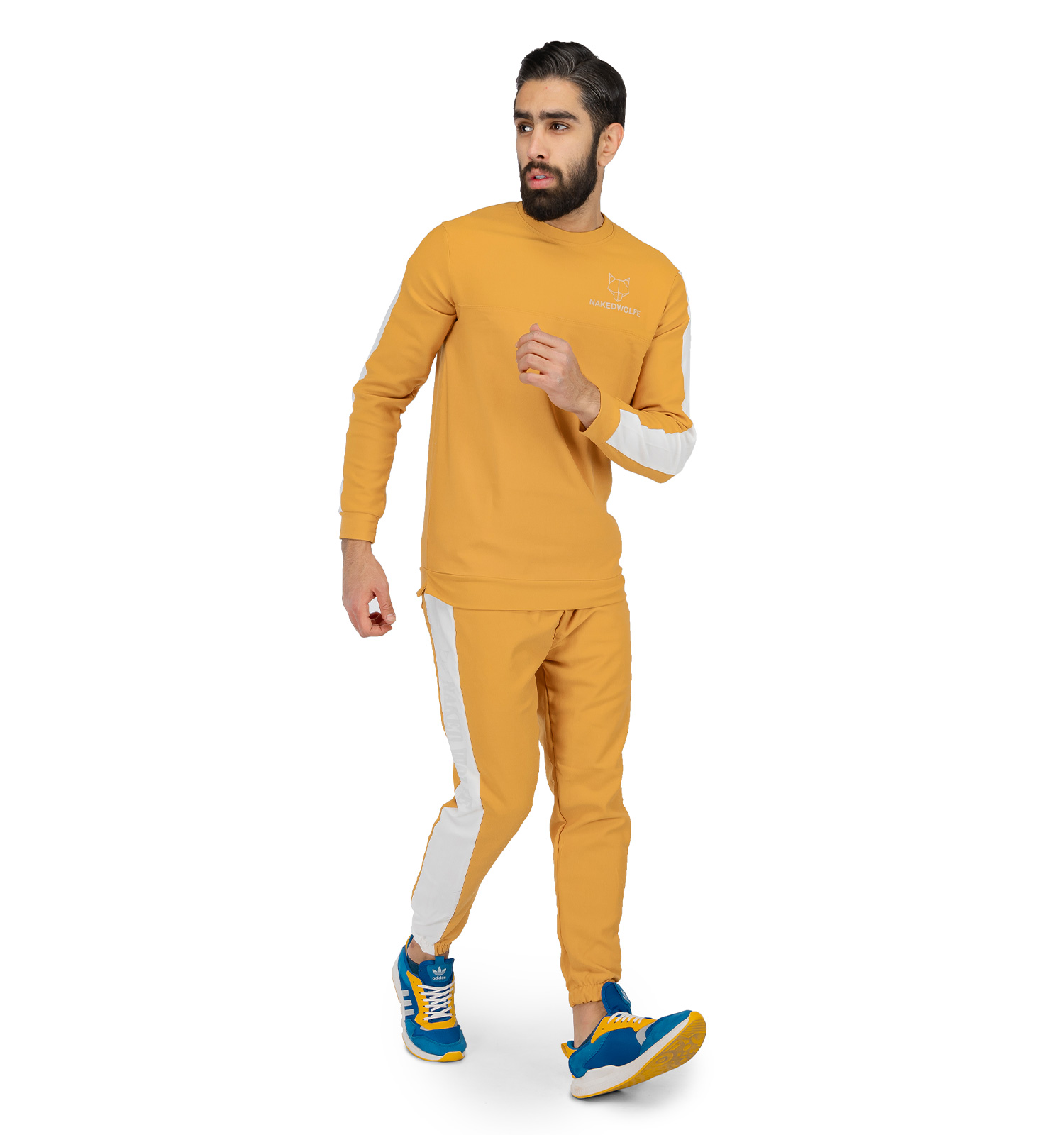 ست بلوز شلوار مردانه آستین بلند ساده یقه گرد مدل 41756