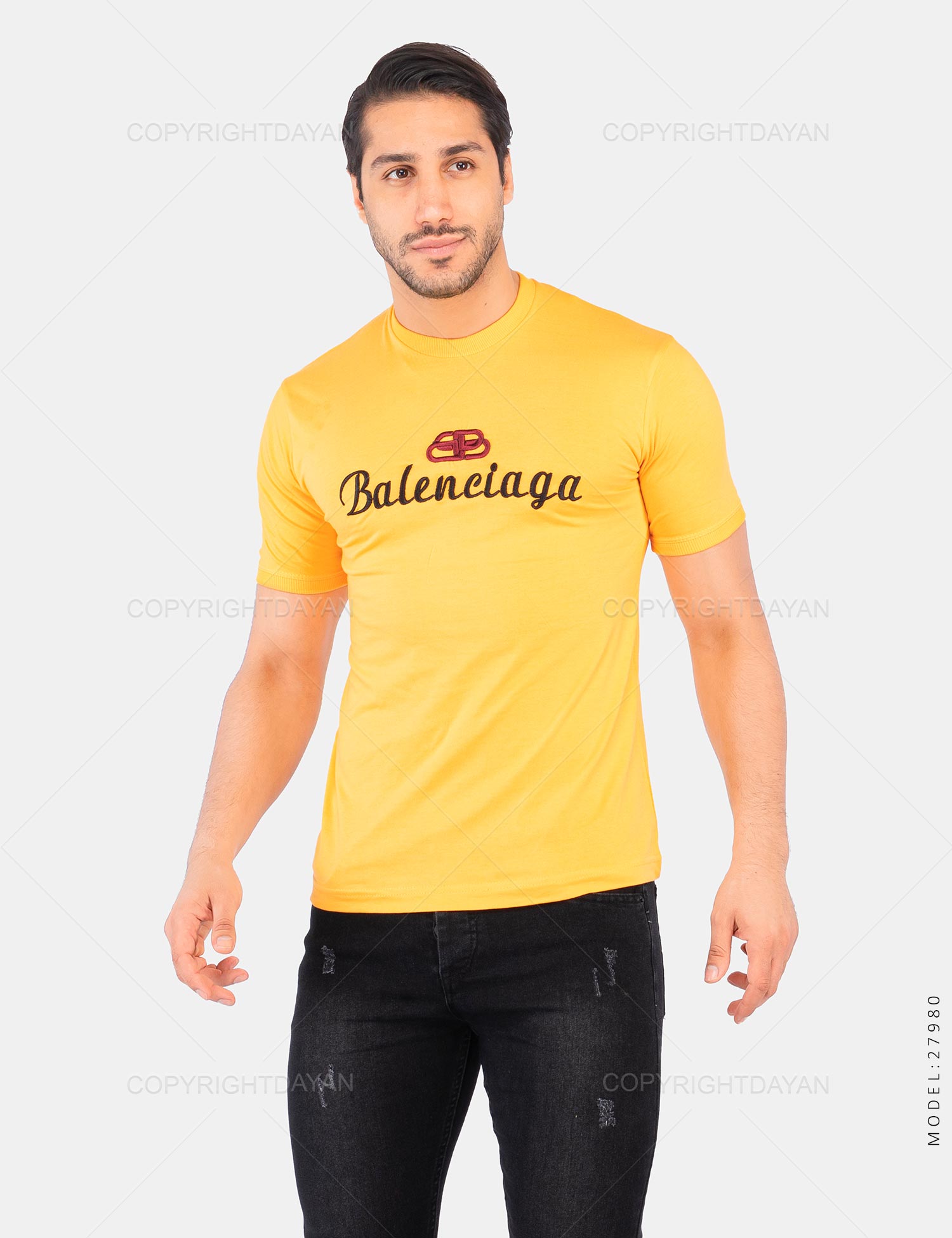 تیشرت مردانه Balenciaga مدل 27980